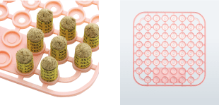 成分解樹脂を使ったお灸台座(画像)